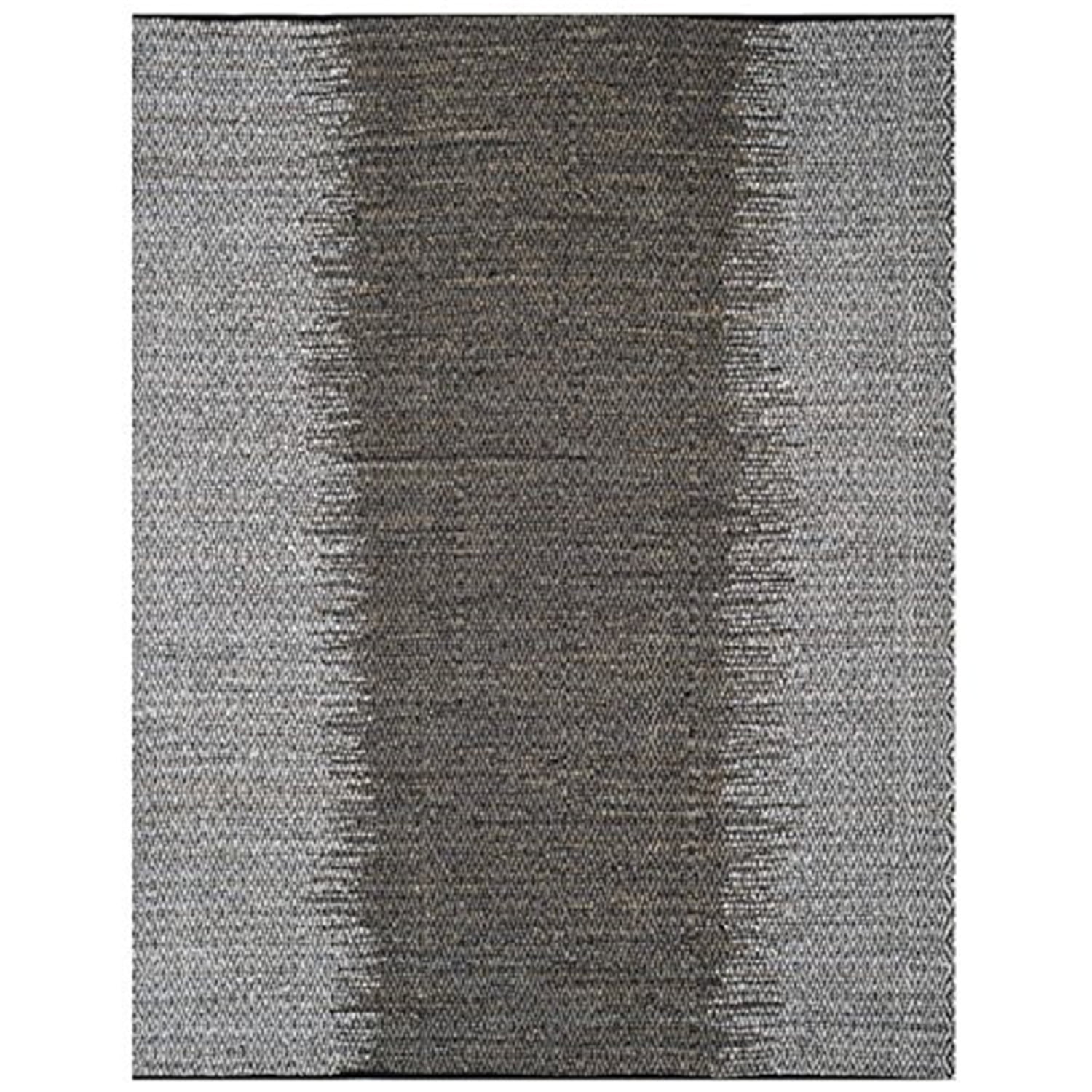 Light Grey and Grey 6' x 9' Handmade Cowhide Rug