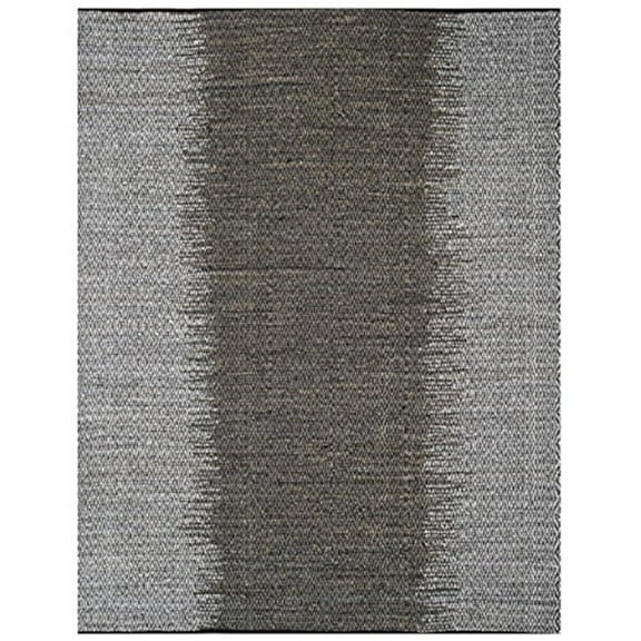SAFAVIEH Vintage Leather Domhnall Diamond Striped Area Rug, Light Grey/Grey, 6' x 9'