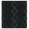 thumbnail image 1 of SAFAVIEH Vintage Leather Elijah Geometric Area Rug, Black/Natural, 6' x 6' Square, 1 of 11