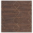 thumbnail image 1 of SAFAVIEH Vintage Leather Elijah Geometric Area Rug, Brown/Natural, 6' x 6' Square, 1 of 8