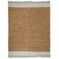 thumbnail image 1 of SAFAVIEH Vintage Leather Horatio Braided Fringe Border Area Rug, Light Grey/Brown, 4' x 6', 1 of 4