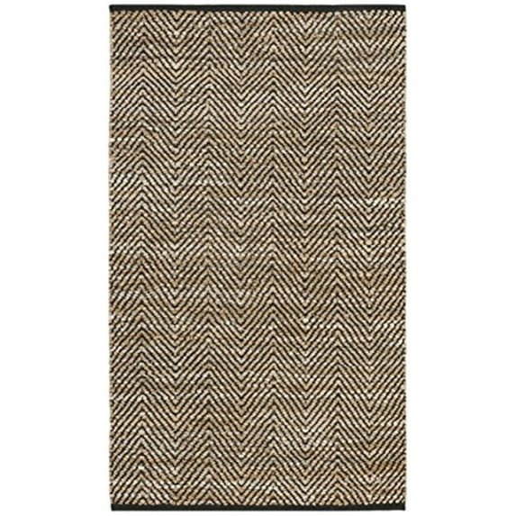 SAFAVIEH Vintage Leather Jessie Chevron Stripes Area Rug, Beige, 2' x 3'