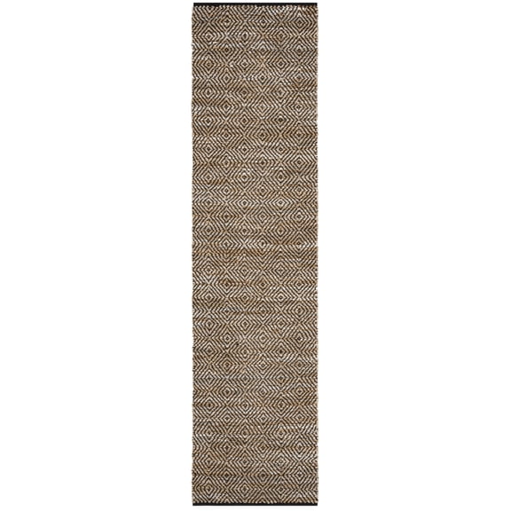 SAFAVIEH Vintage Leather Kirsten Geometric Runner Rug, Beige, 2'3" x 6'