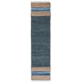 thumbnail image 1 of SAFAVIEH Vintage Leather Milica Striped Runner Rug, Blue/Natural, 2'3" x 9', 1 of 8