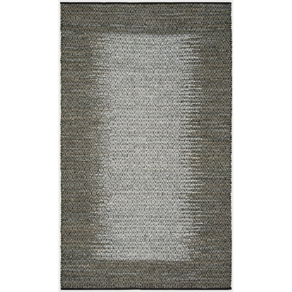 SAFAVIEH Vintage Leather Rordan Diamond Trellis Area Rug, Light Grey/Grey, 5' x 8'