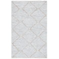 thumbnail image 1 of SAFAVIEH Vintage Leather Zachariah Geometric Area Rug, Light Grey/Natural, 3' x 5', 1 of 9