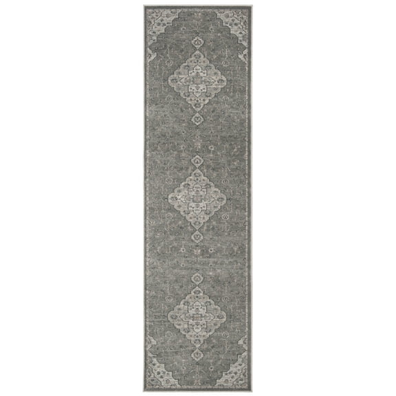 SAFAVIEH Vintage Millicent Oriental Runner Rug, Grey/Beige, 2'2" x 8'