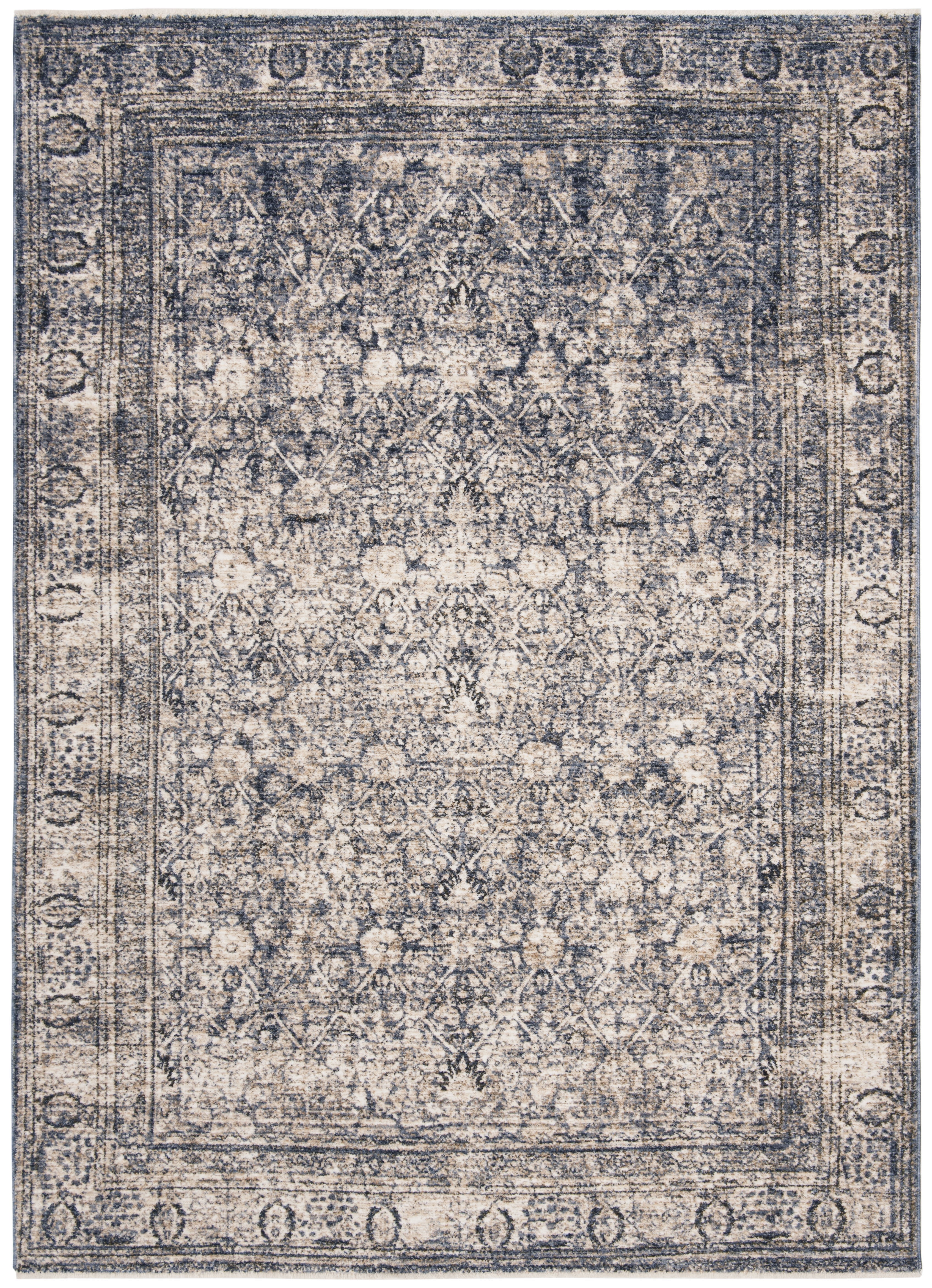 Ivory Tufted Handmade Rectangular 4' x 6' Rug