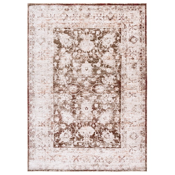 SAFAVIEH Vintage Oushak Myrtle Abstract Area Rug, Ivory/Beige, 5'3" x 7'6"