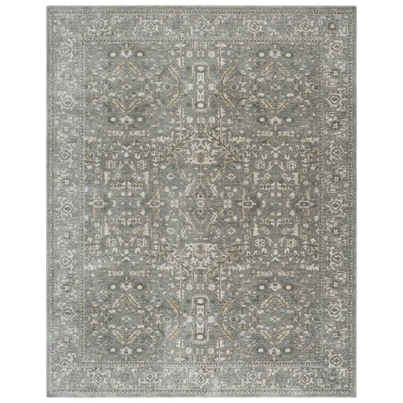 SAFAVIEH Vintage Overdye Osmond Oriental Area Rug, Green/Grey, 8' x 10'