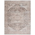 thumbnail image 1 of SAFAVIEH Vintage Persian Amadine Medallion Polyester Area Rug, Brown/Beige, 8' x 10', 1 of 8