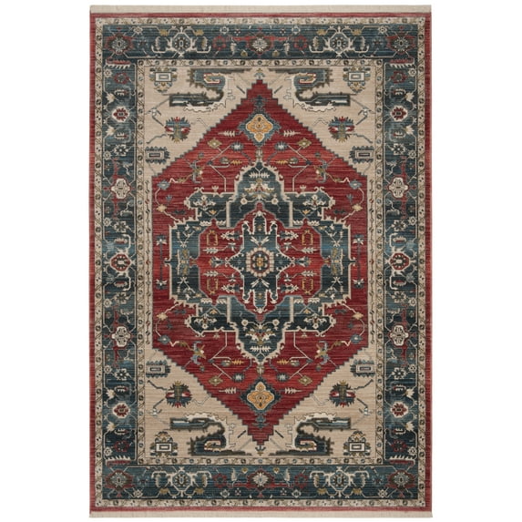 SAFAVIEH Vintage Persian Collection VTP477Q Red/Blue Rug