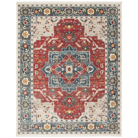 SAFAVIEH Vintage Persian Collection VTP478Q Red/Blue Rug