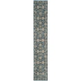 thumbnail image 1 of SAFAVIEH Vintage Persian Maggie Distressed Polyester Runner Rug, Turquoise/Multi, 2'2" x 12', 1 of 7