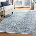 thumbnail image 1 of SAFAVIEH Vintage Persian Raphael Floral Bordered Polyester Area Rug, Blue/Ivory, 8' x 10', 1 of 7
