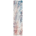 thumbnail image 1 of SAFAVIEH Vintage Persian Roswell Abstract Polyester Runner Rug, Blue/Rust, 2' x 5', 1 of 8