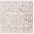 thumbnail image 1 of SAFAVIEH Vintage Persian Sam Abstract Polyester Area Rug, Ivory/Light Grey, 6'7" x 6'7" Square, 1 of 11
