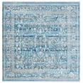 thumbnail image 1 of SAFAVIEH Vintage Persian Sam Abstract Polyester Area Rug, Navy/Ivory, 6'7" x 6'7" Square, 1 of 3