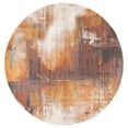 thumbnail image 1 of SAFAVIEH Vintage Persian Soren Abstract Polyester Area Rug, Rust/Gold, 5' x 5' Round, 1 of 8