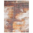 thumbnail image 1 of SAFAVIEH Vintage Persian Soren Abstract Polyester Area Rug, Rust/Gold, 5' x 5' Square, 1 of 9