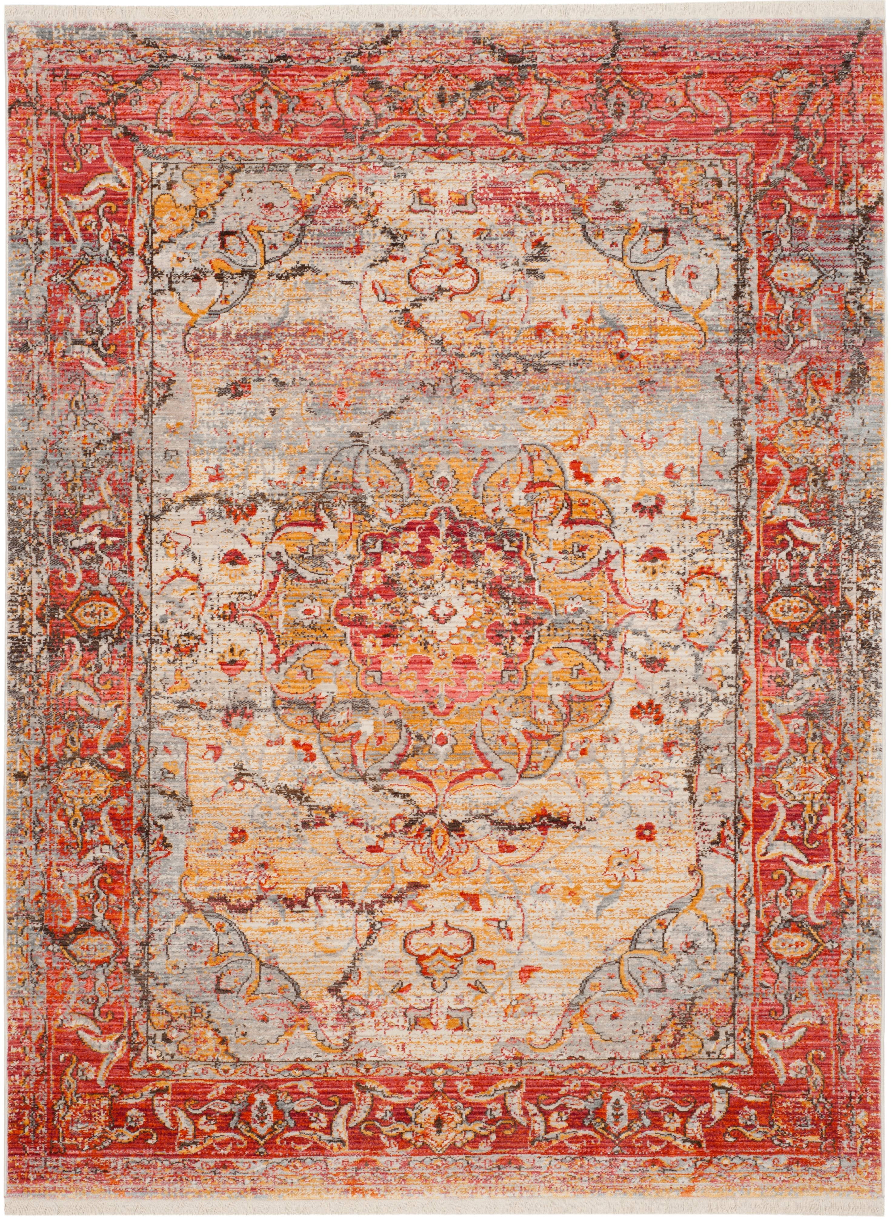 Saviela Rugs SAFAVIEH Vintage Persian Trina Traditional Polyester Area Rug, Saffron ...