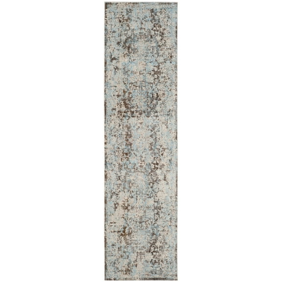 SAFAVIEH Vintage Persian VTP417T Brown /Light Blue Rug