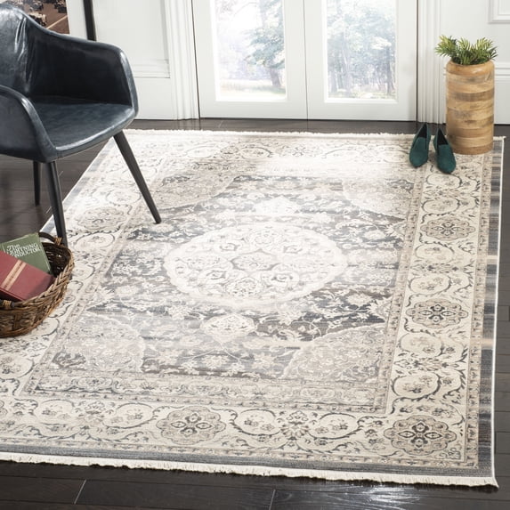 SAFAVIEH Vintage Persian VTP457H Dark Grey / Ivory Rug