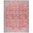 thumbnail image 1 of SAFAVIEH Vintage Serapi Carlene Medallion Machine Washable Area Rug, Red/Blue, 9' x 12', 1 of 12