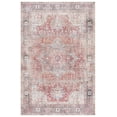 thumbnail image 1 of SAFAVIEH Vintage Serapi Neasa Medallion Machine Washable Area Rug, Red Orange/Grey, 5'1" x 7'6", 1 of 12