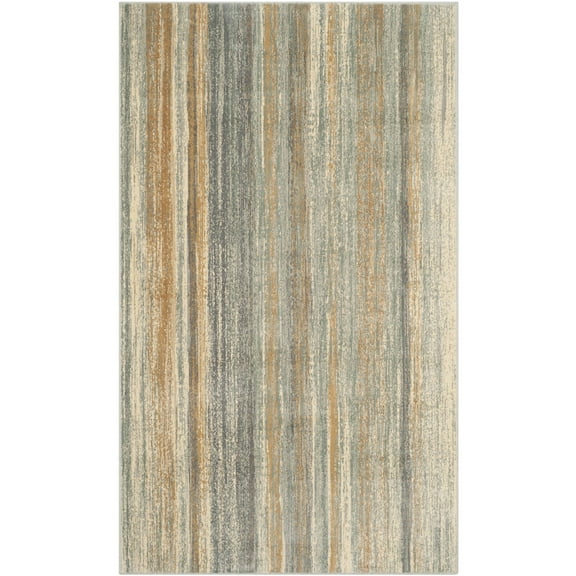 SAFAVIEH Vintage Sheeva Geometric Area Rug, Light Blue, 2'7" x 4'