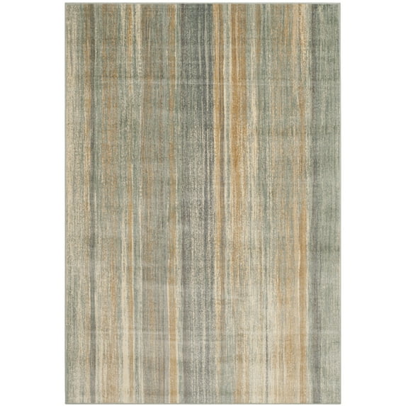 SAFAVIEH Vintage Sheeva Geometric Area Rug, Light Blue, 4' x 5'7"