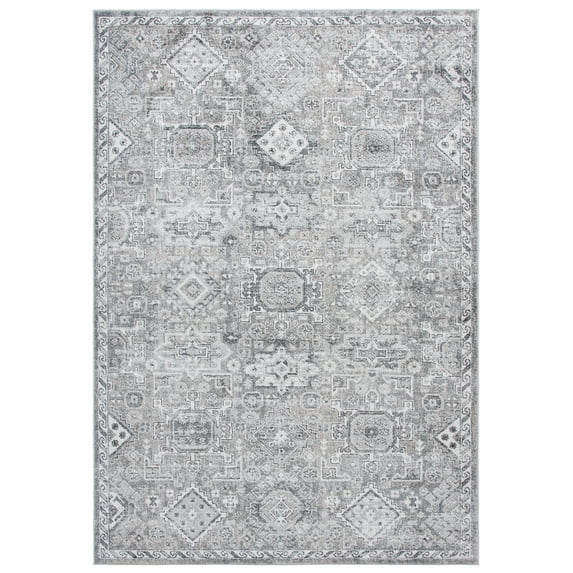 SAFAVIEH Vintage Tabriz Colleen Abstract Area Rug, Gray/Beige, 4' x 6'