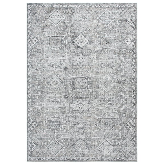 SAFAVIEH Vintage Tabriz Colleen Abstract Area Rug, Gray/Beige, 9' x 12'