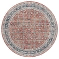 thumbnail image 1 of SAFAVIEH Vintage Tabriz Dimas Abstract Area Rug, Rust/Blue, 6'7" x 6'7" Round, 1 of 7