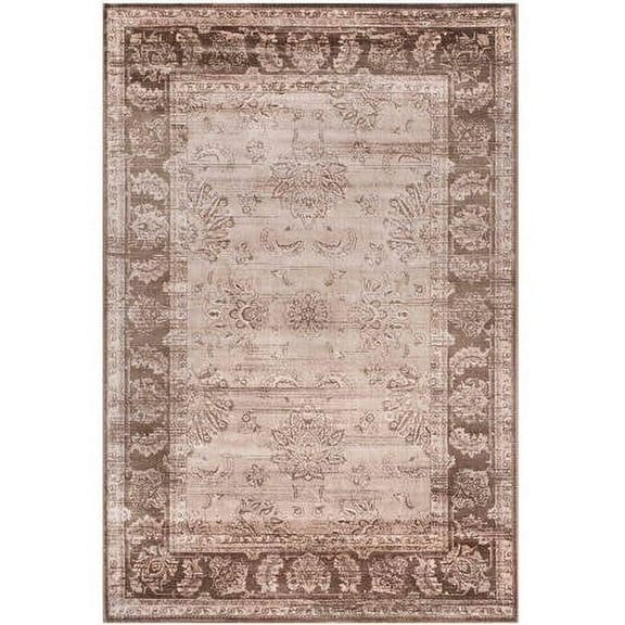 SAFAVIEH Vintage Tobin Traditional Area Rug, Beige/Light Brown, 5'1" x 7'6"