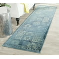 thumbnail image 1 of SAFAVIEH Vintage Zen Traditional Runner Rug, Turquoise/Multi, 2'2" x 8', 1 of 8