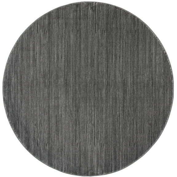 SAFAVIEH Vision Adrasteia Distressed Area Rug, Grey, 3' x 3' Round