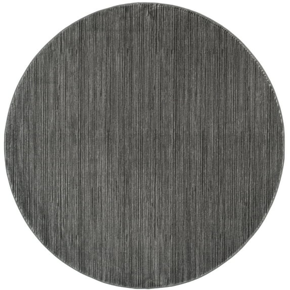 SAFAVIEH Vision Adrasteia Distressed Area Rug, Grey, 3' x 3' Round