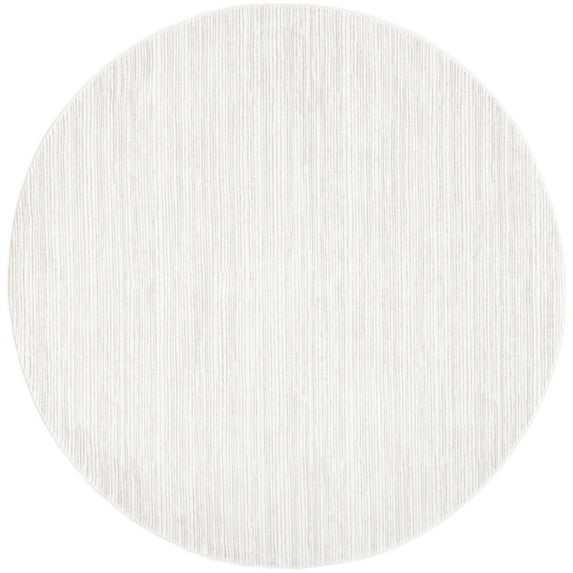 SAFAVIEH Vision Adrasteia Distressed Area Rug, Ivory, 12' x 12' Round