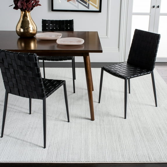 SAFAVIEH Vision Adrasteia Distressed Area Rug, Ivory Grey, 12' x 12' Square - X-Large - Modern Design, Ivory Grey & -, Non-Shedding & Easy Cleaning, Ideal for Living Room, Bedroom, Dining Space