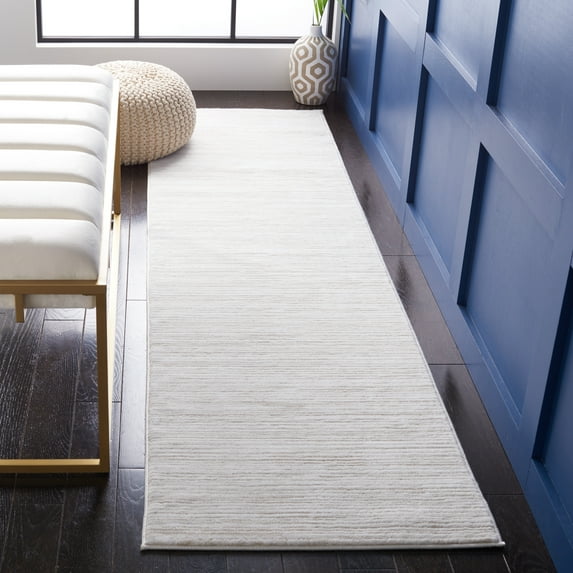 SAFAVIEH Vision Adrasteia Distressed Runner Rug, Ivory, 2'2" x 20' - Modern Design, Ivory, Non-Shedding & Easy Cleaning, Ideal for Living Room, Bedroom, Dining Space, Entryway, Hallway, Kitchen