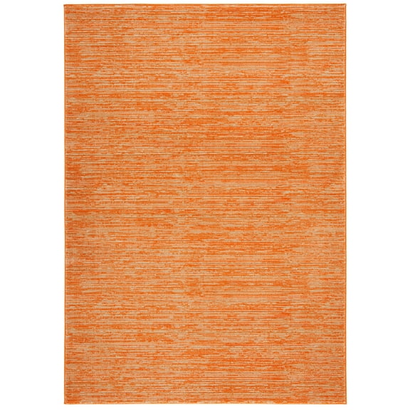 SAFAVIEH Vision Adrasteia Overdyed Solid Area Rug, 3' x 5', Orange - Modern Design, Orange, Non-Shedding & Easy Cleaning, Ideal for Living Room, Bedroom, Dining Space, Entryway, Bathroom, Bedside