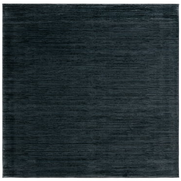 SAFAVIEH Vision Adrasteia Overdyed Solid Area Rug, 6'7" x 6'7" Square, Black