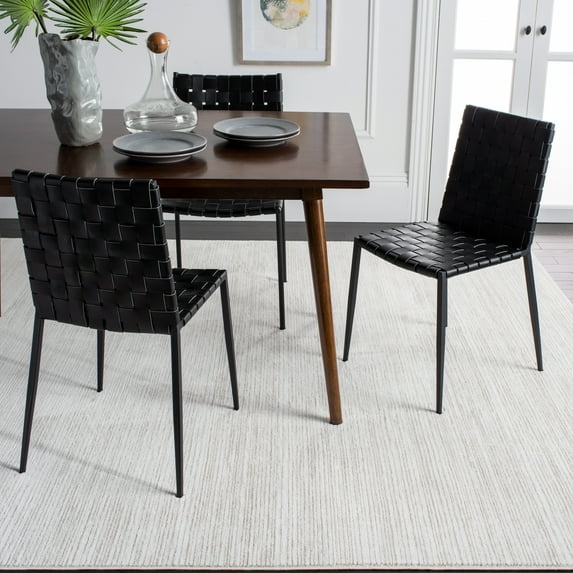 SAFAVIEH Vision Adrasteia Overdyed Solid Area Rug, 6'7" x 6'7" Square, Ivory - Modern Design, Ivory, Non-Shedding & Easy Cleaning, Ideal for Living Room, Bedroom, Dining Space