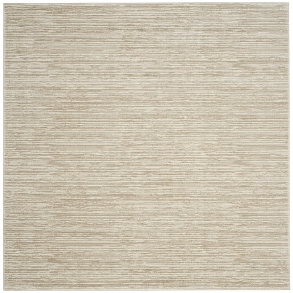 SAFAVIEH Vision Adrasteia Overdyed Solid Area Rug, 8' x 8' Square, Cream