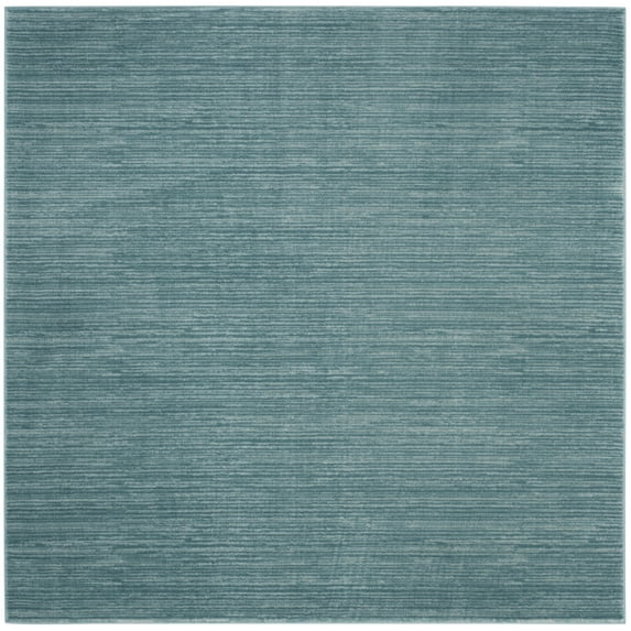 SAFAVIEH Vision Adrasteia Overdyed Solid Area Rug, Aqua, 6'7" x 6'7" Square