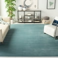 thumbnail image 1 of SAFAVIEH Vision Adrasteia Overdyed Solid Area Rug, Aqua, 9' x 12' - Large - Modern Design, Aqua, Non-Shedding & Easy Cleaning, Ideal for Living Room, Bedroom, Dining Space, 1 of 16