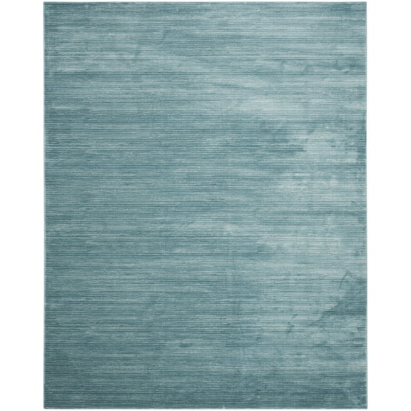SAFAVIEH Vision Adrasteia Overdyed Solid Area Rug, Aqua, 9' x 12'