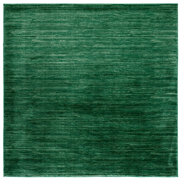 SAFAVIEH Vision Adrasteia Overdyed Solid Area Rug, Dark Green, 3' x 3' Square