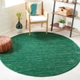 thumbnail image 1 of SAFAVIEH Vision Adrasteia Overdyed Solid Area Rug, Dark Green, 5' x 5' Round - Modern Design, Dark Green, Non-Shedding & Easy Cleaning, Ideal for Living Room, Bedroom, Dining Space, 1 of 13
